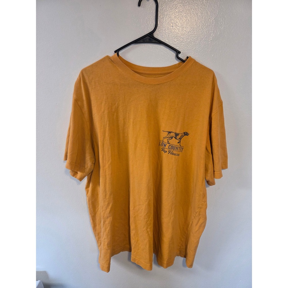 Saddlebred Mens XLT Orange Low Country Tap House Graphic T-Shirt Big and Tall